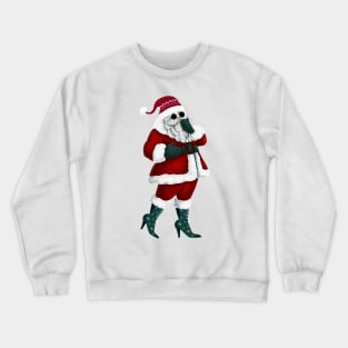 Santa in High Heels Crewneck Sweatshirt